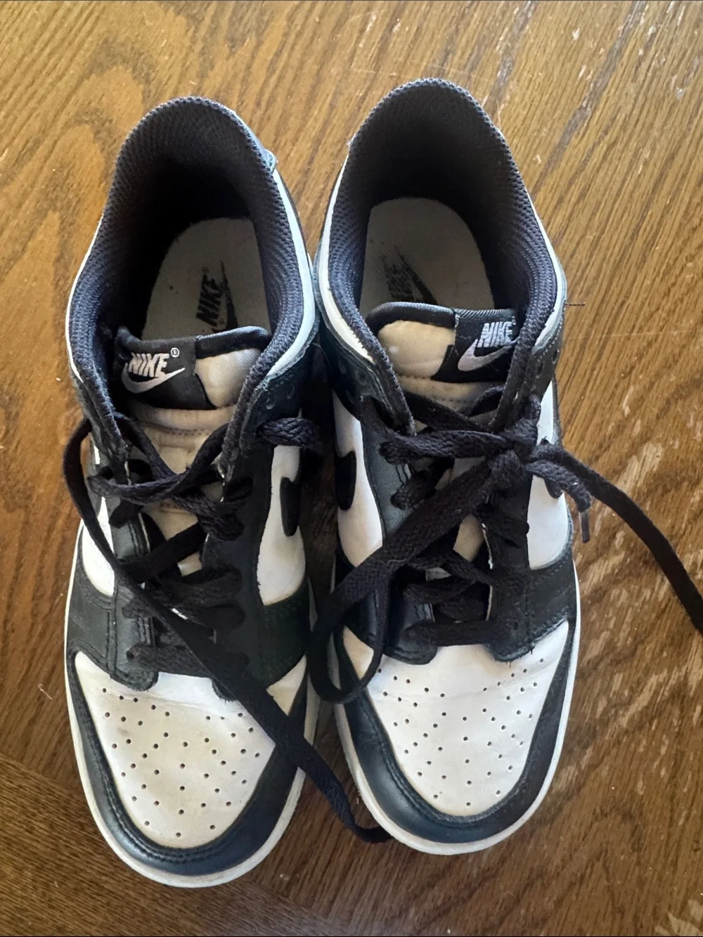 Nike Black and White Low-Top Sneakers